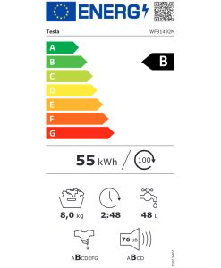 Tesla Πλυντήριο Ρούχων 8kg 1400 Στροφών WF81492M