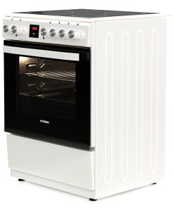 Hyundai HCV19-65L60V/W Κουζίνα 65lt με Κεραμικές Εστίες Π60εκ. Λευκή