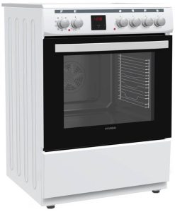 Hyundai HCVC22-6560V/W Κουζίνα 69lt με Κεραμικές Εστίες Π60εκ. Λευκή