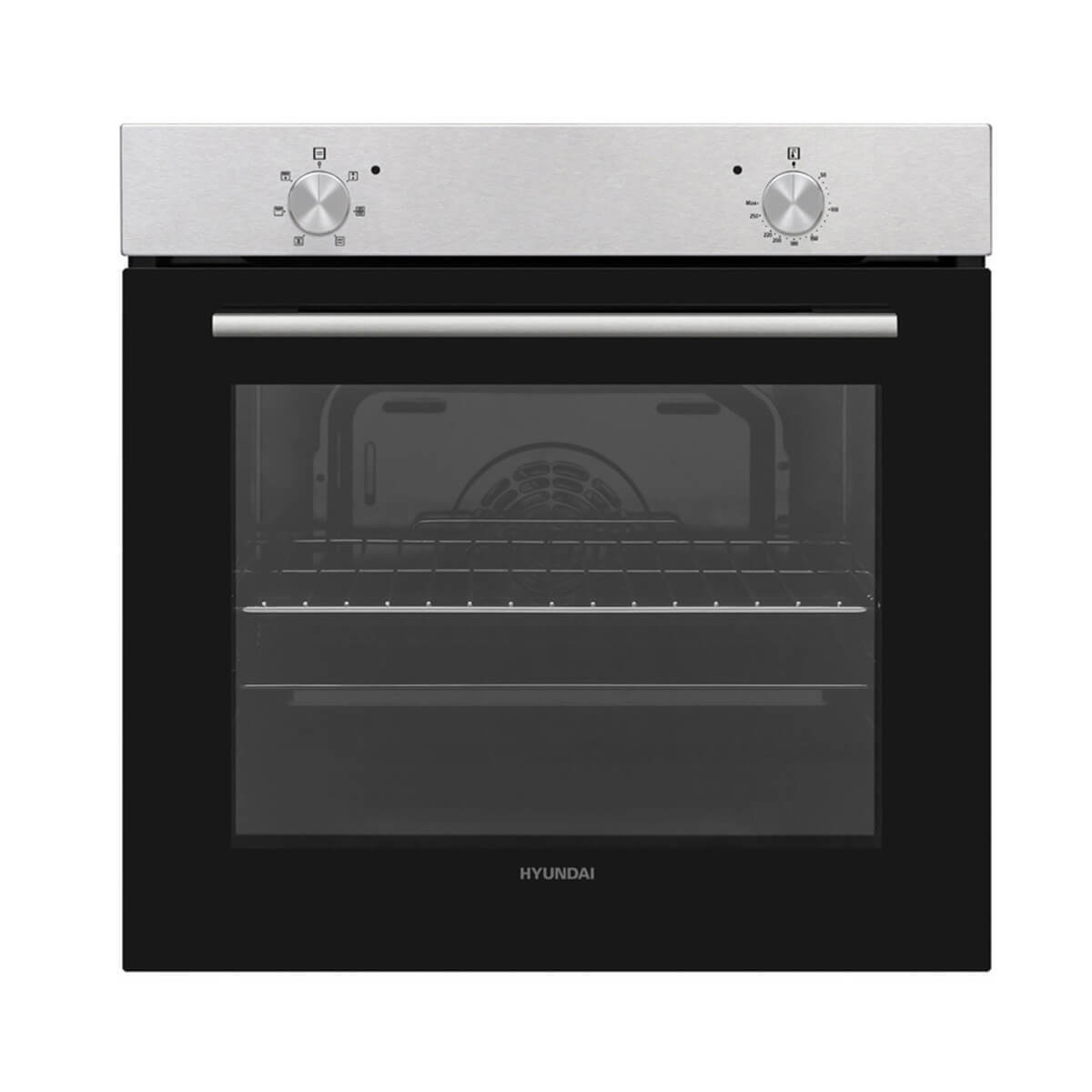 Hyundai HBIO22-75/2 X Φούρνος άνω Πάγκου 75lt χωρίς Εστίες Π59.5εκ. Inox