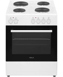 Tesla CS6400SW Κουζίνα 62lt με Εμαγιέ Εστίες Π60εκ. Λευκή