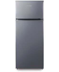 Hyundai Ψυγείο Δίπορτο 210lt Υ143xΠ55xΒ55εκ. Inox HRDS23-2631B