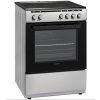 Hyundai HCVC22-6560V/XP Κουζίνα 69lt με Κεραμικές Εστίες Π60εκ. Inox
