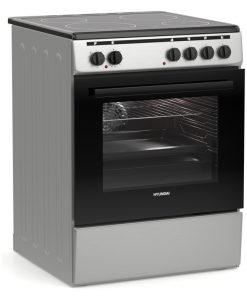 Hyundai HCVC22-6560V/X Κουζίνα 69lt με Κεραμικές Εστίες Π60εκ. Inox