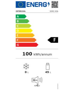 Intercool Mini Bar 45lt Υ51xΠ43.9xΒ47εκ. Λευκό SDMC-40W