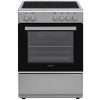 Hyundai HCVC24V-7260VS/S Κουζίνα 69lt με Κεραμικές Εστίες Π60εκ. Inox