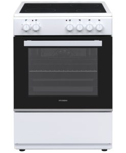 Hyundai HCVC24V-7260V/W Κουζίνα 69lt με Κεραμικές Εστίες Π60εκ. Κεραμική