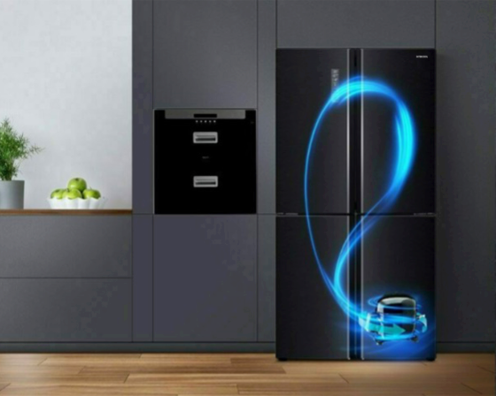 Intercool SDFC-500X/SS Ψυγείο Ντουλάπα 519lt Total NoFrost Υ178.6xΠ91xΒ64.6εκ. Inox