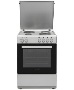 Hyundai HCMU24V-7260E/S Κουζίνα 69lt με Εμαγιέ Εστίες Π60εκ. Γκρι