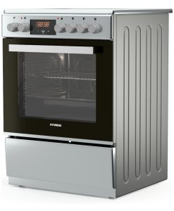 Hyundai HCVC24V-7260V/S Κουζίνα 69lt με Κεραμικές Εστίες Π60εκ. Inox