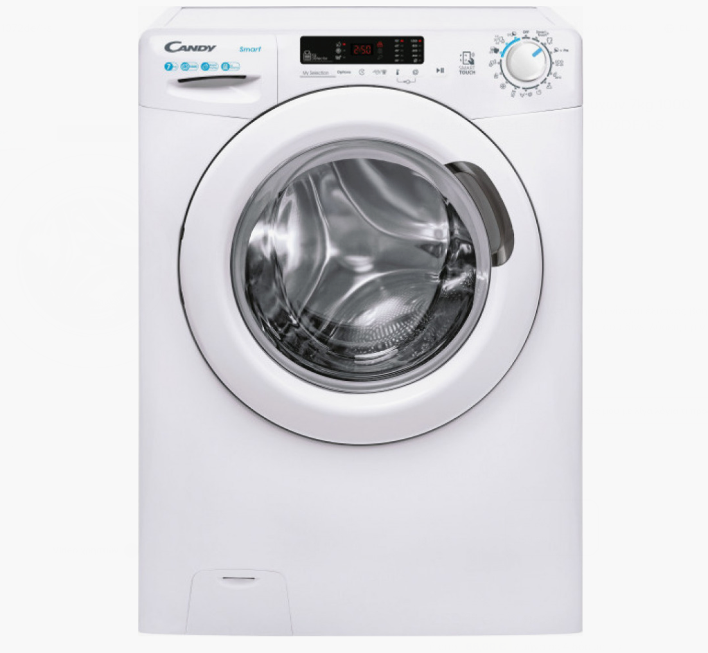 Hyundai Πλυντήριο Ρούχων 7kg 1000 Στροφών Eco Wash HWM24V-107T/W