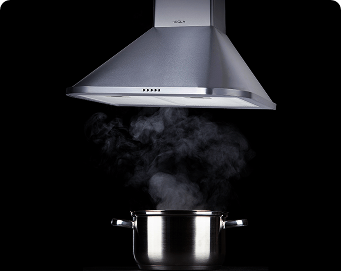 Tesla Απορροφητήρας Καμινάδα 60cm Inox DC600AXP