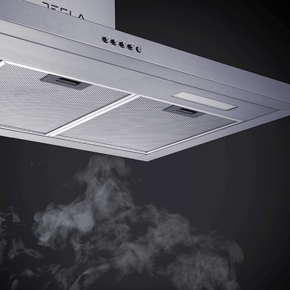 Tesla Απορροφητήρας Καμινάδα 90cm Inox DC900AX