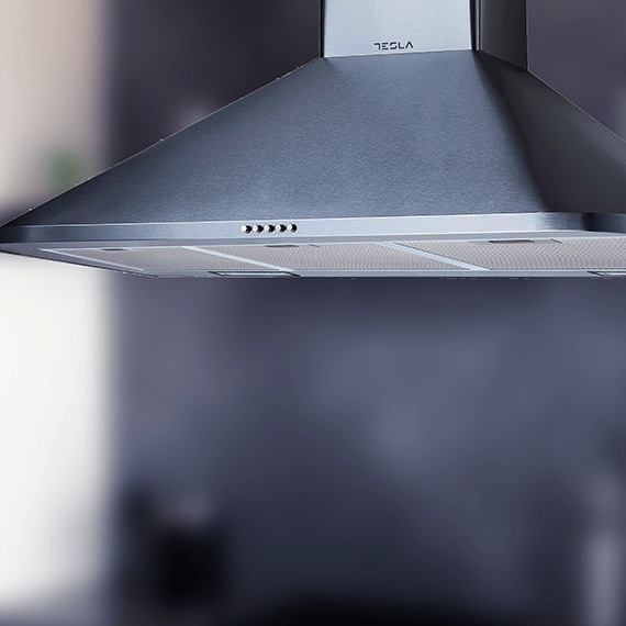 Tesla Απορροφητήρας Καμινάδα 90cm Inox DC900AXP