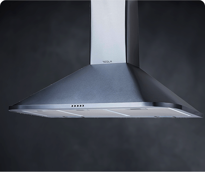 Tesla Απορροφητήρας Καμινάδα 90cm Inox DC900AXP