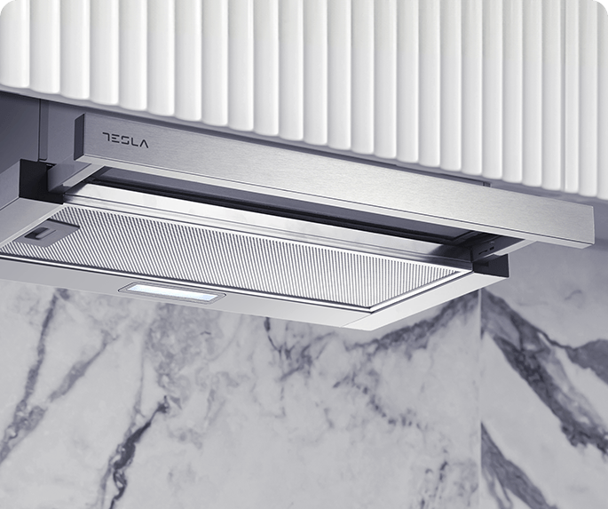 Tesla Συρόμενος Απορροφητήρας 60cm Inox DT600AX