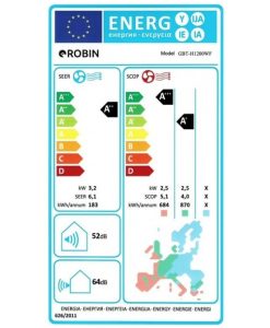 Robin GBT-WF Κλιματιστικό Inverter 12000 BTU A++/A+ με Ιονιστή και WiFi