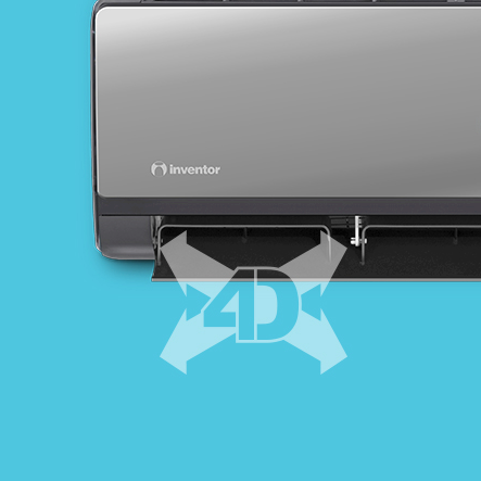 Inventor Dark 2 Κλιματιστικό Inverter 18000 BTU A++/A+ με Ιονιστή και WiFi Black