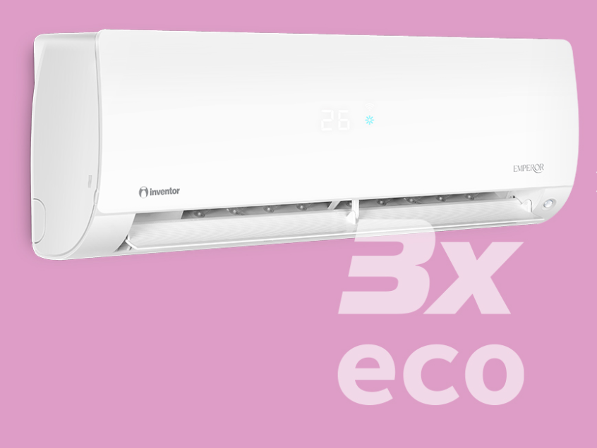 Inventor Emperor Κλιματιστικό Inverter 9000 BTU A+++/A++ με Ιονιστή και WiFi