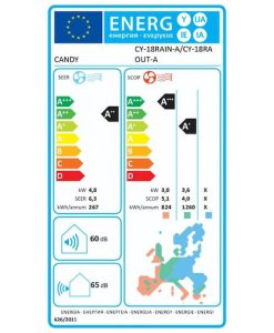 Candy Pura CY-18RA Κλιματιστικό Inverter 18000 BTU με WiFi με πιστοποίηση Eurovent