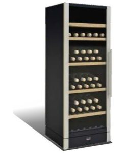 Sanden Intercool ICG-W155 Ασημί Επαγγελματικό Ψυγείο Κρασιών 298lt με Θερμοκρασία Λειτουργίας +5°C / +22°C Π59.5 x Β59.5 x Υ155εκ. ICG-W155