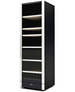 Sanden Intercool ICG-W185 Μαύρο Επαγγελματικό Ψυγείο Κρασιών 368lt με Θερμοκρασία Λειτουργίας +5°C / +22°C Π59.5 x Β59.5 x Υ185εκ. ICG-W185