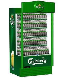 Sanden Intercool SSO-900 Λευκό Ψυγείο Βιτρίνας Self-Service 900lt 110x115x200εκ. SSO-900