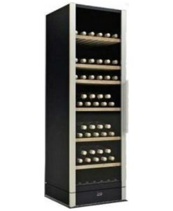 Sanden Intercool ICG-W185 Μαύρο Επαγγελματικό Ψυγείο Κρασιών 368lt με Θερμοκρασία Λειτουργίας +5°C / +22°C Π59.5 x Β59.5 x Υ185εκ. ICG-W185