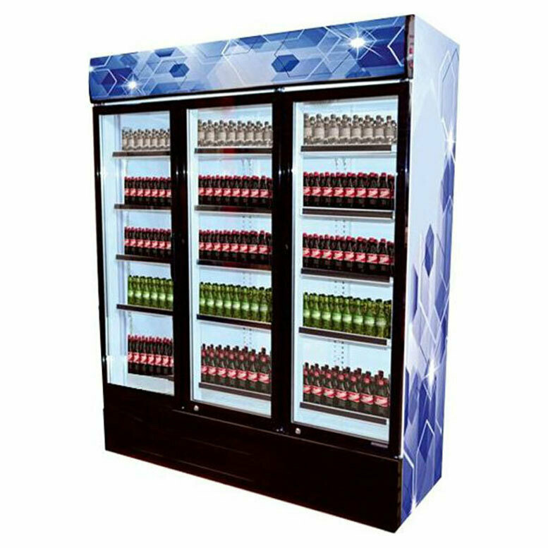 Sanden Intercool ICG-1500CN Ψυγείο Αναψυκτικών 1500lt με Τρεις Πόρτες Υ200xΠ171xΒ72cm ICG-1500CN