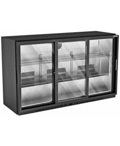 Sanden Intercool ICG-0330SB Ψυγείο Back Bar 330lt με Τρεις Πόρτες Υ95xΠ140xΒ57cm ICG-0330SB