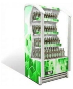 Sanden Intercool SSO-700 Μαύρο Ψυγείο Βιτρίνας Self-Service 500lt 70x70.3x152.7εκ.
