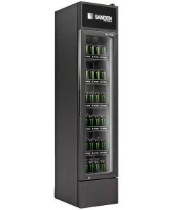 Sanden Intercool Ψυγείο Αναψυκτικών 160lt Μονόπορτο Υ188xΠ39xΒ46cm ICG-0165FAB
